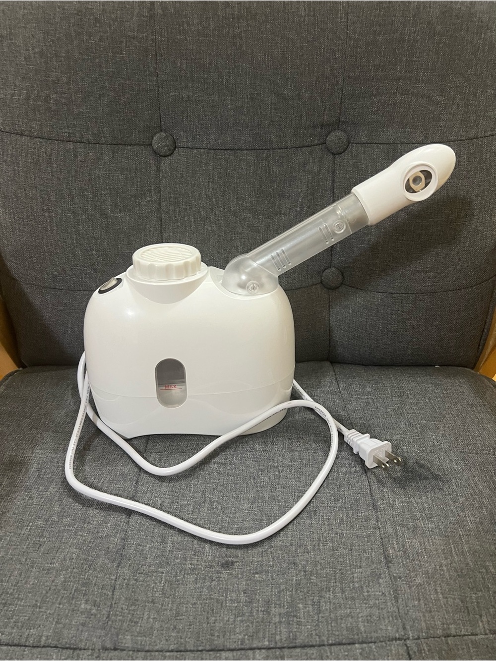 White Facial Steamer for Home Spa Treatments